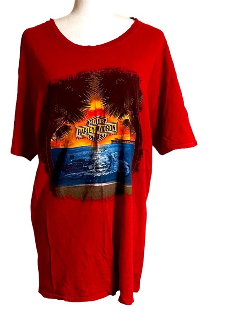 Harley Davidson Myrtle Beach South Carolina Red T-Shirt
